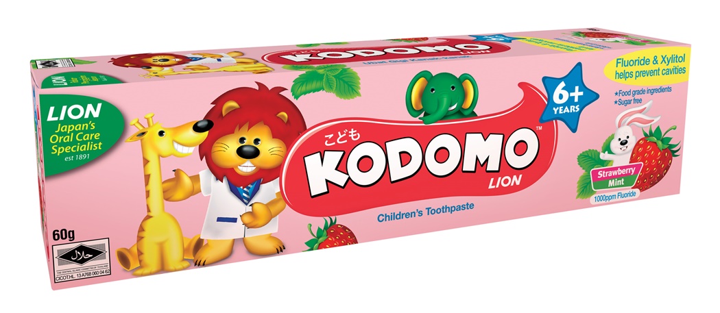 kodomo lion toothpaste