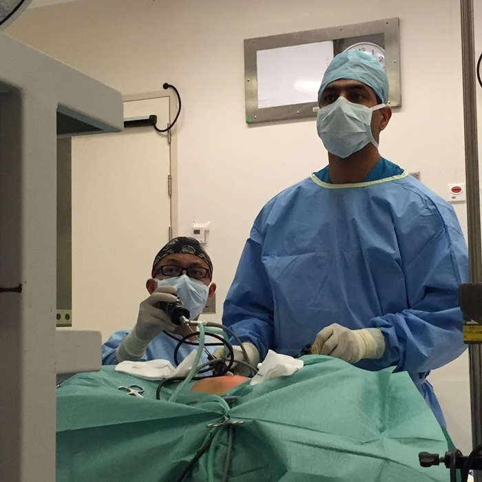 doctor in the surgery room