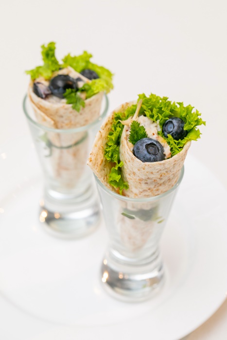 Blueberry Chicken Salad Wrap