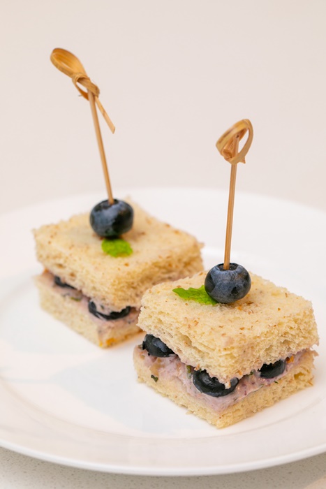 Blueberry Cream Cheese Sandwich
