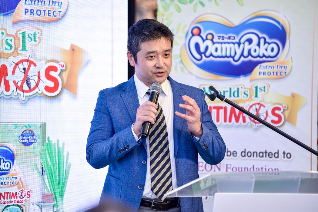 Product Demonstration by Makoto Anezaki, Marketing Director of Unicharm Malaysia