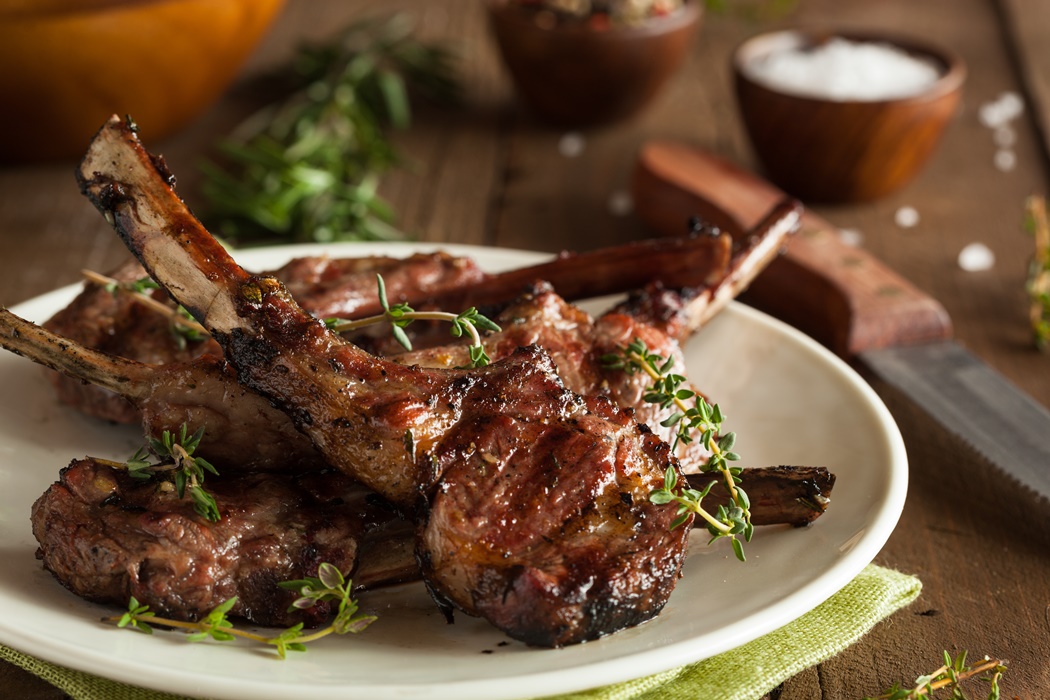 grilled lamb chop