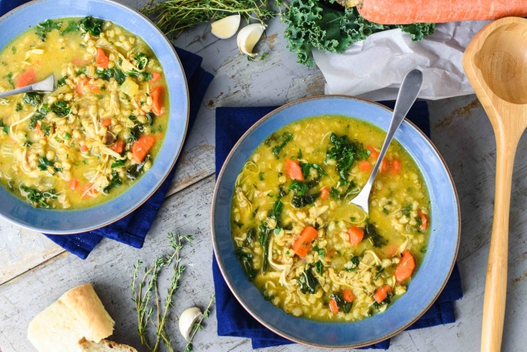 kale chicken soup