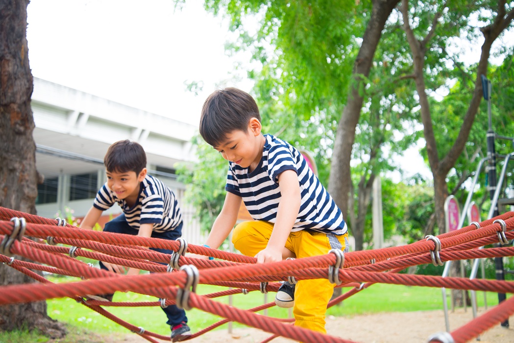 kids playing outdoor