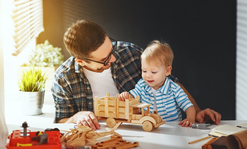 dad with baby boy