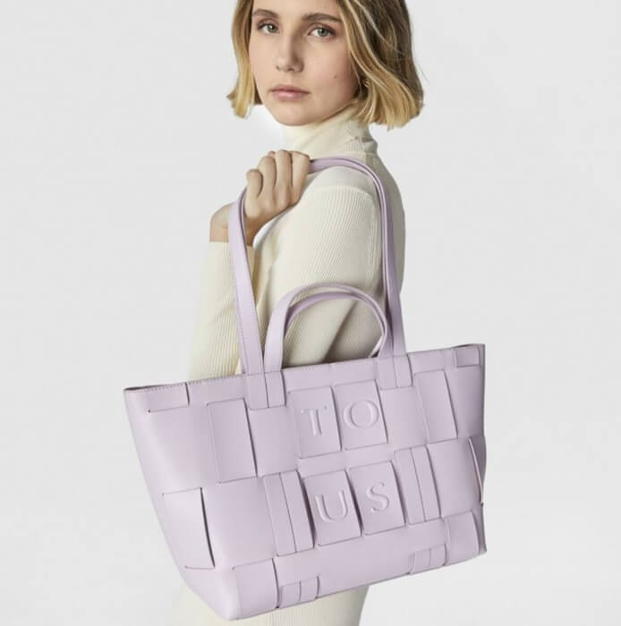 TOUS Damas Mauve and beige Tote bag - new collection from SS22