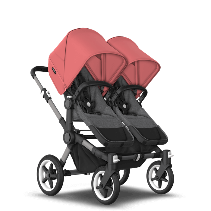 Bugaboo Donkey 5 - Sunrise Red Side-by-Side (1)