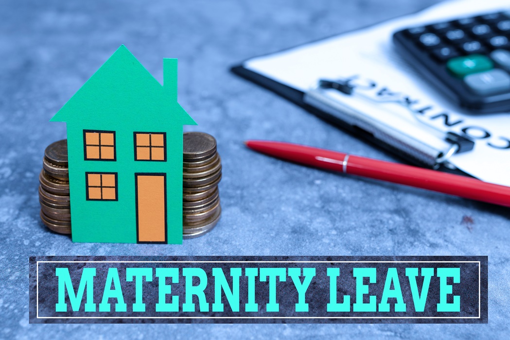 Sign displaying Maternity Leave. Business approach the leave of absence for an expectant or new mother Computing House Upgrade Budget, New Household Budgeting Ideas