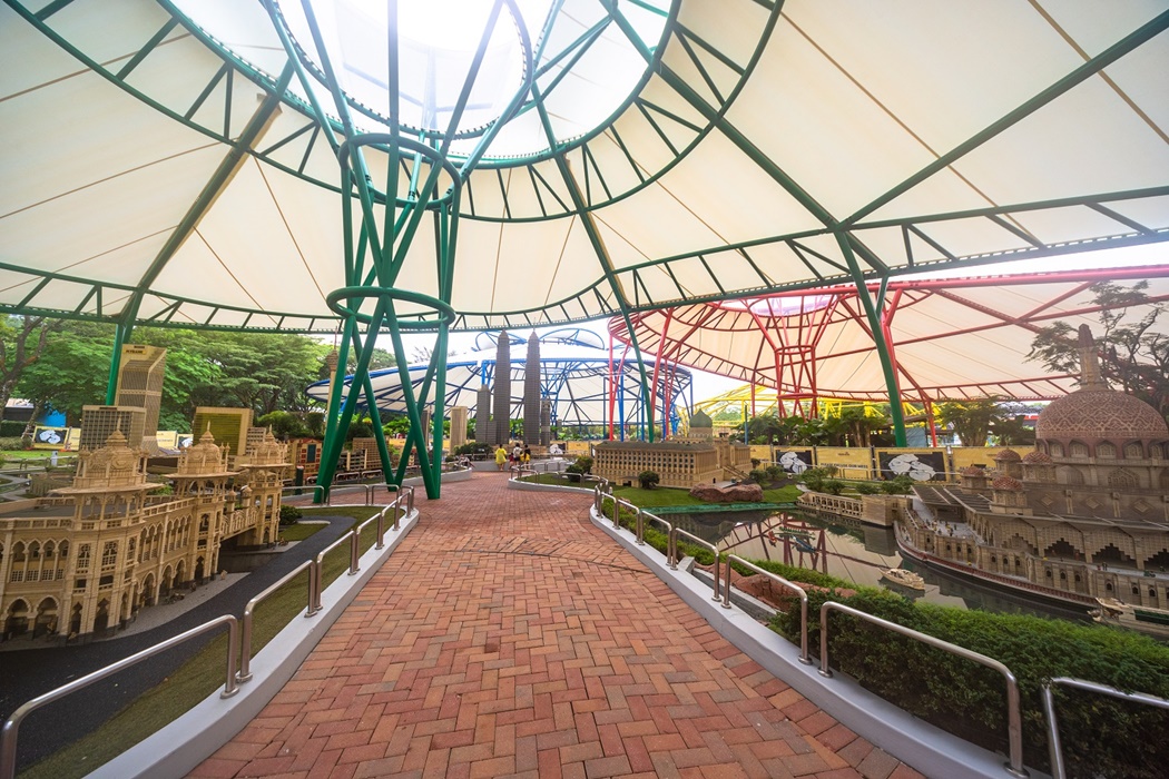 Wide angle shot of Shaded Miniland 1