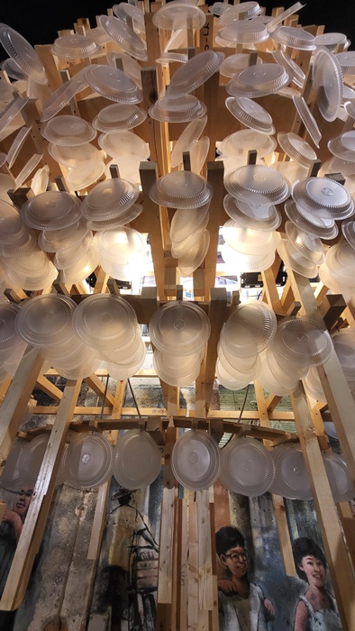 Closer Look at the Moon - Recyclable Disposable Plates on Stilts